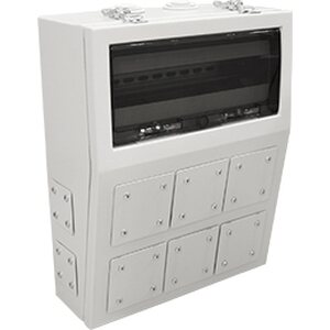 Cetinkaya Pano Pistorasiakotelo 4x16A schuko + 5x16A voimapistorasia 350X450X160