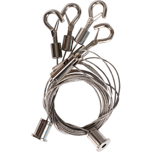 FTLIGHT Backlit moduulivalaisin kiinnikeripustussarja (2kpl vaijeria, neljällekiinnikkeelle)