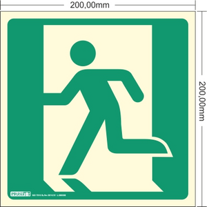 Poistumisreitti vasen (jälkivalaiseva)