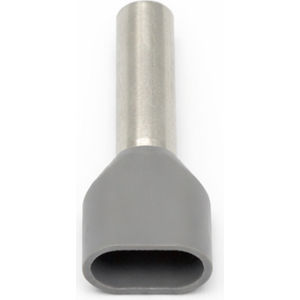 Onka Pääteholkki 2x2,5mm² x 10mm harmaa 250kpl/laatikko