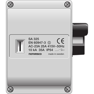 Norwesco Turvakytkin SA 325/M25 3x25A 11kW IP54